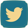 Twitter logo en snelkoppeling
